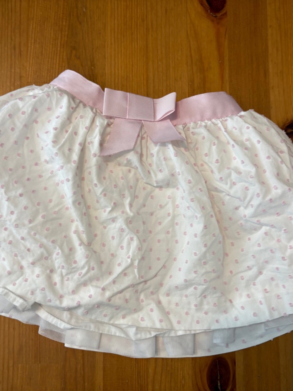 GAP Infant Light Pink Floral Ruffled Dress